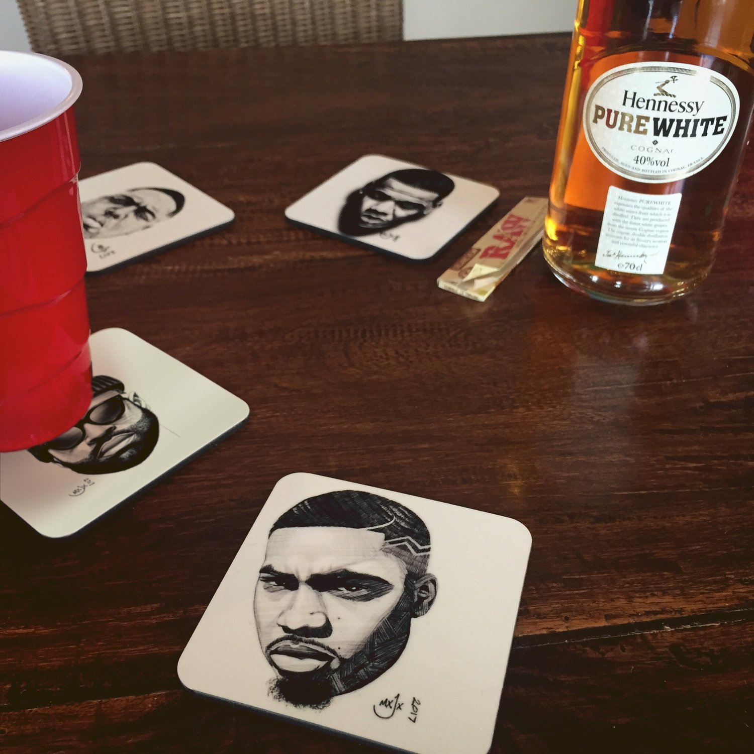 Image of Hip-Hop heads coaster set