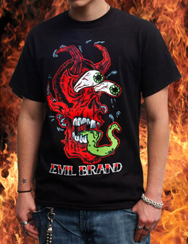 Image of Demon Fink Shirt (A Brimm + Evil Brand Collab)
