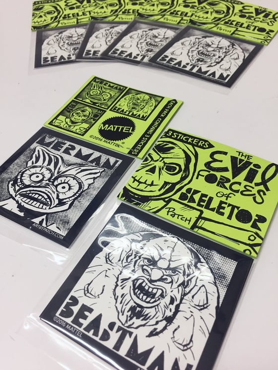 Image of "Evil Forces of Skeletor" Sticker Pack by Patch