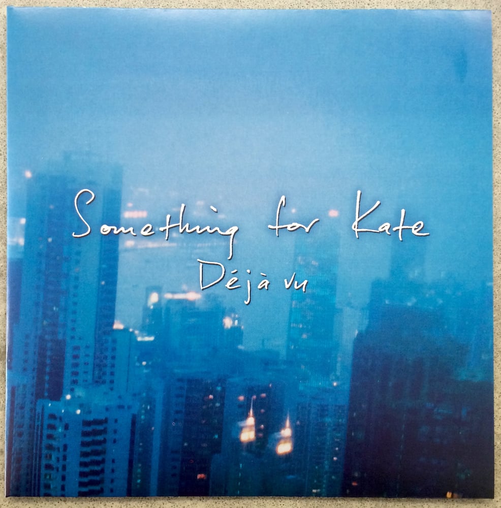 Image of Something for Kate - 'Deja vu' MARBLEIZED colored 7 inch vinyl single - Extremely rare