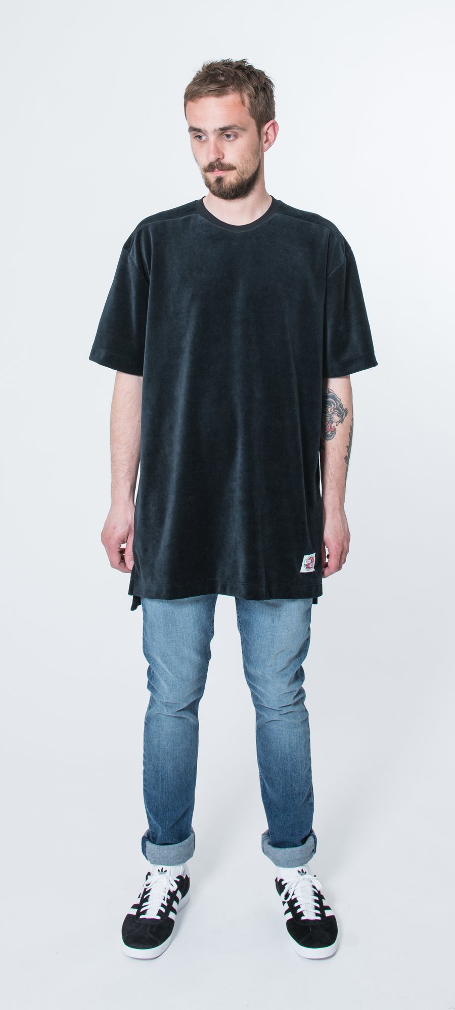 Image of The Jam Tee (Black velvet)