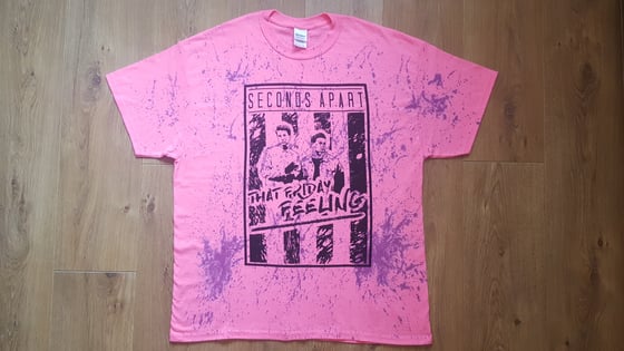 Image of #TFFTOUR Pink and Purple Tee