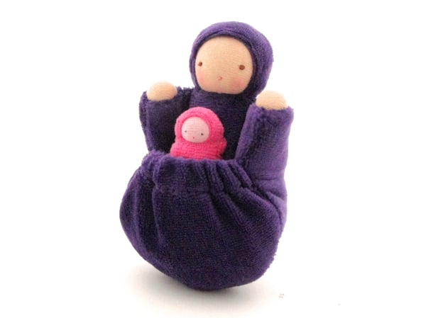 Image of Purple Pocket Mama Doll