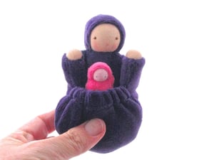 Image of Purple Pocket Mama Doll