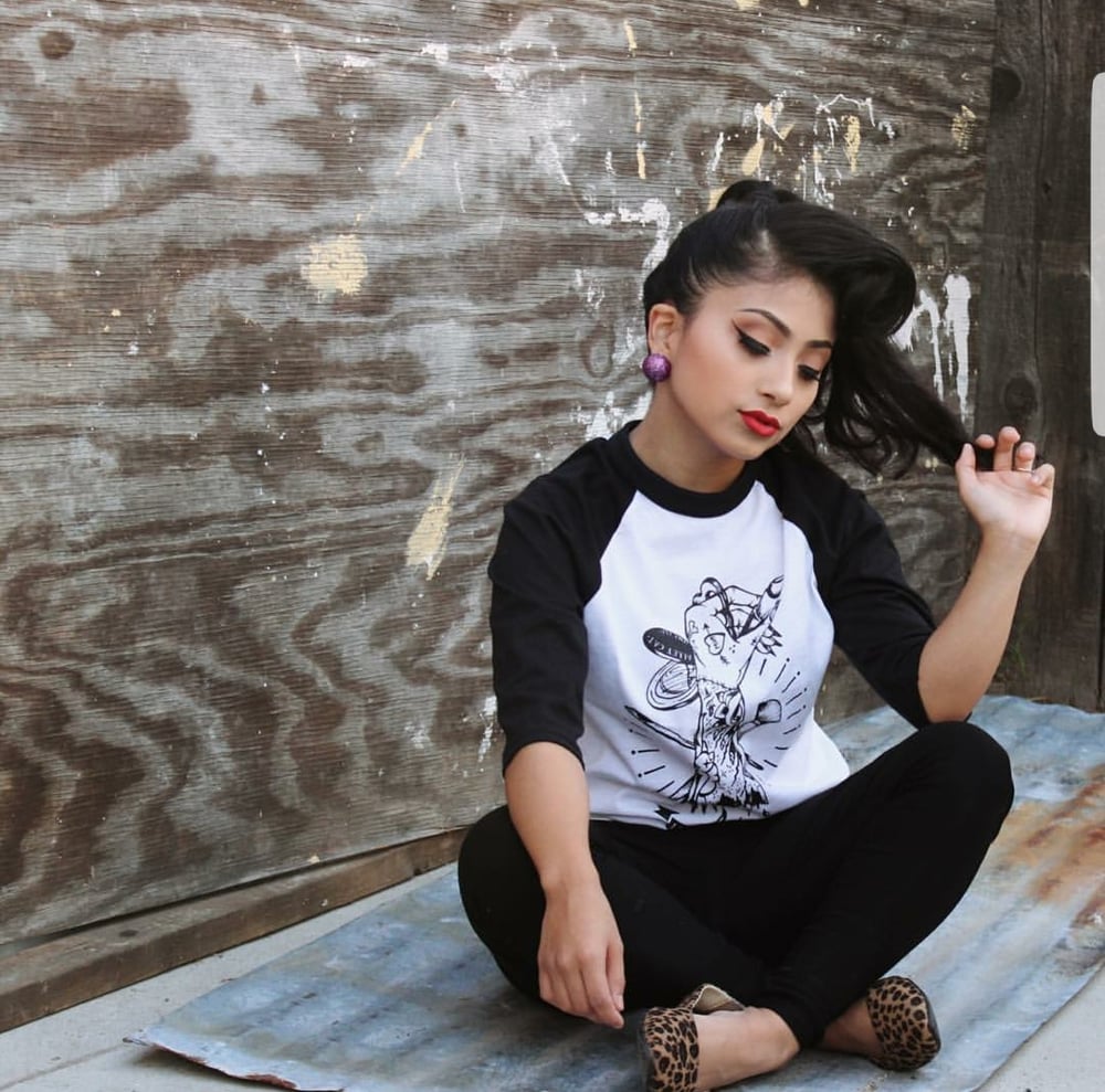 Image of Lips to Die For unisex baseball tee