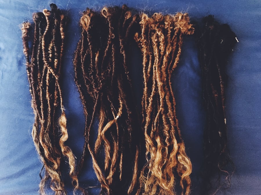 Image of Human Hair Reusable Crochet/Permanent Goddess Locs