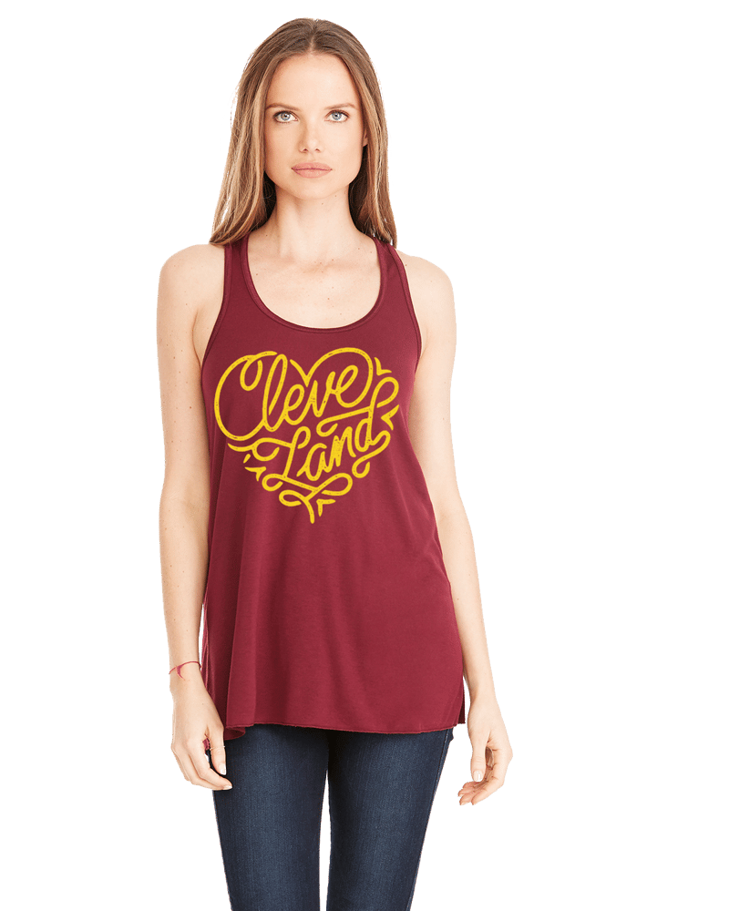 Image of Cleveland Heart Ladies Tanktop