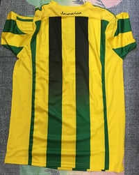 Image 2 of Yellow Jamaica Football Jersey