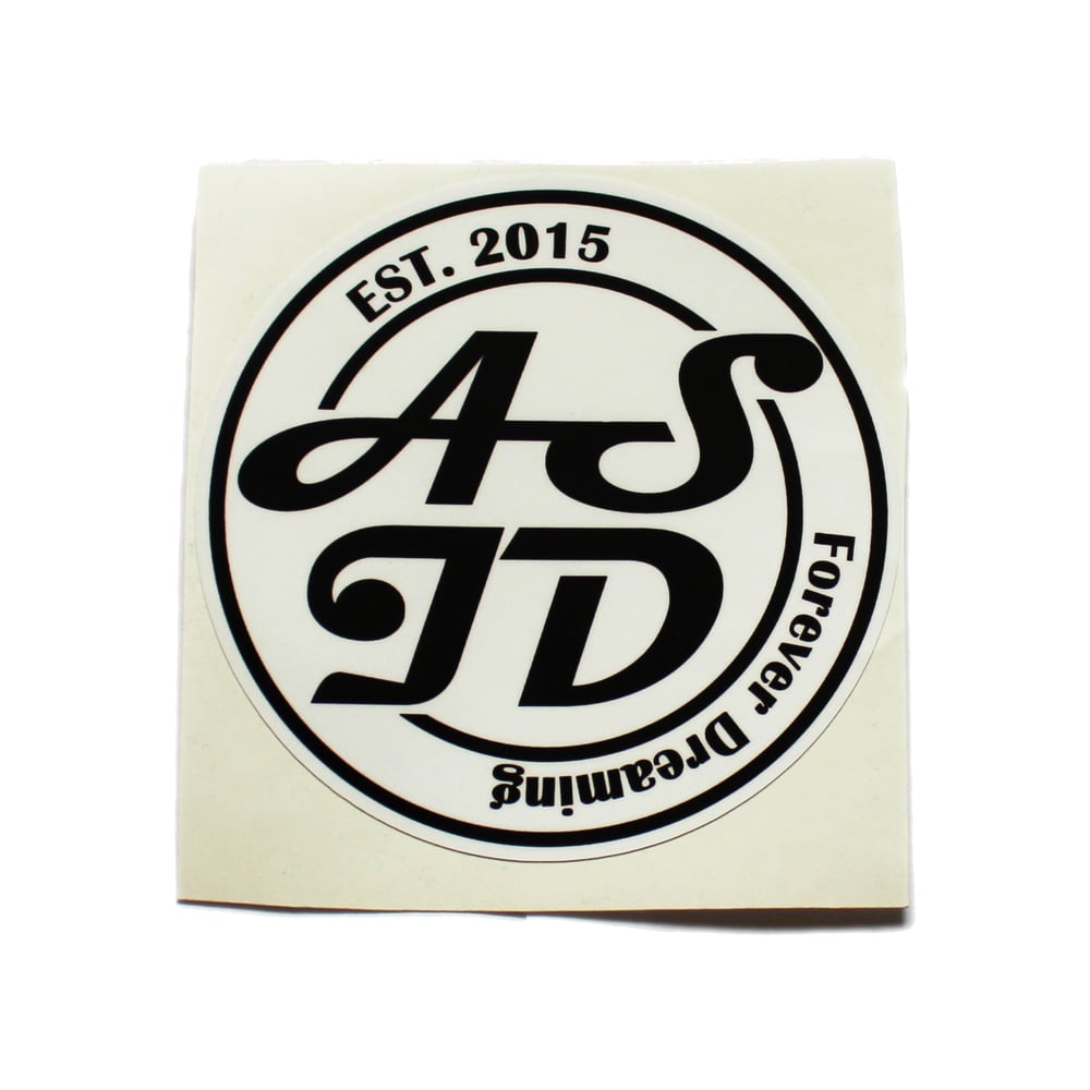 Image of 'Forever Dreaming' Sticker White