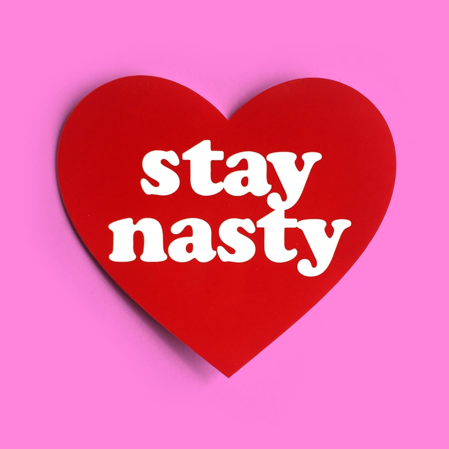 Image of "STAY NASTY" STICKER 3-PACK 