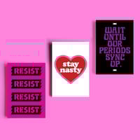 Image 1 of NASTY POSTCARDS // SET OF 6