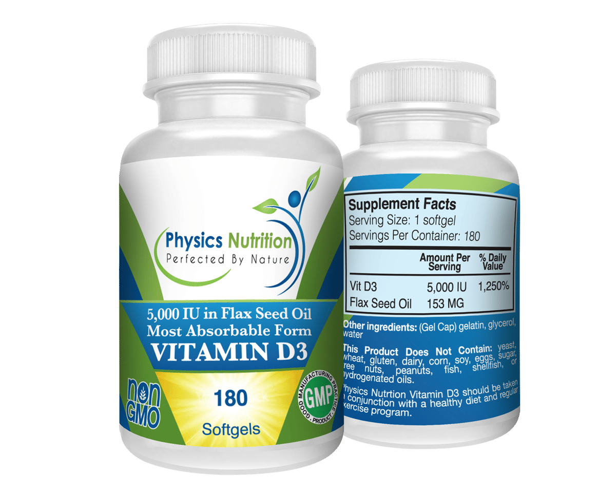 Eupraxia — Maximum Absorption Vitamin D3 with Flax Seed Oil