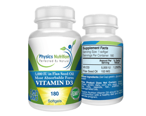 Image of Maximum Absorption Vitamin D3 with Flax Seed Oil