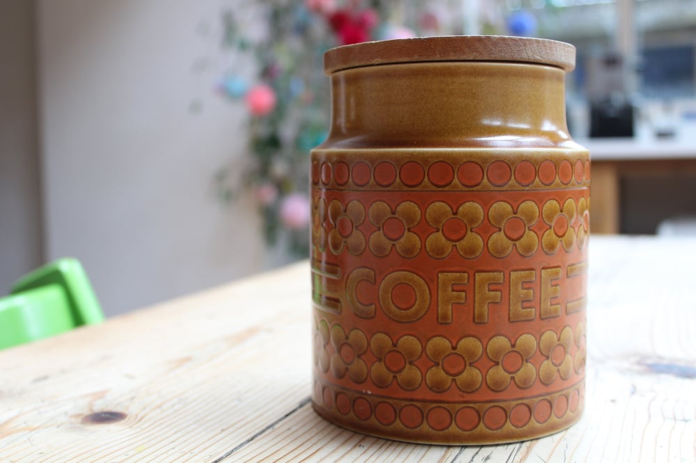Image of Hornsea Saffron coffee canister 