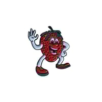 Image 1 of FOOD DOODZ Strawberry Lapel Pin