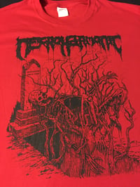 Image 3 of Necroharmonic " Underground since 1990 " Red T shirt