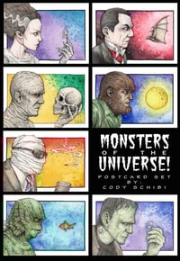 Image 1 of MONSTERS OF THE UNIVERSE complete set or Individual Prints!