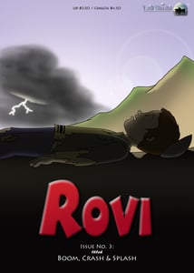 Image of Rovi Vol 1 Chapter 3 Titled Boom Crash & Splash