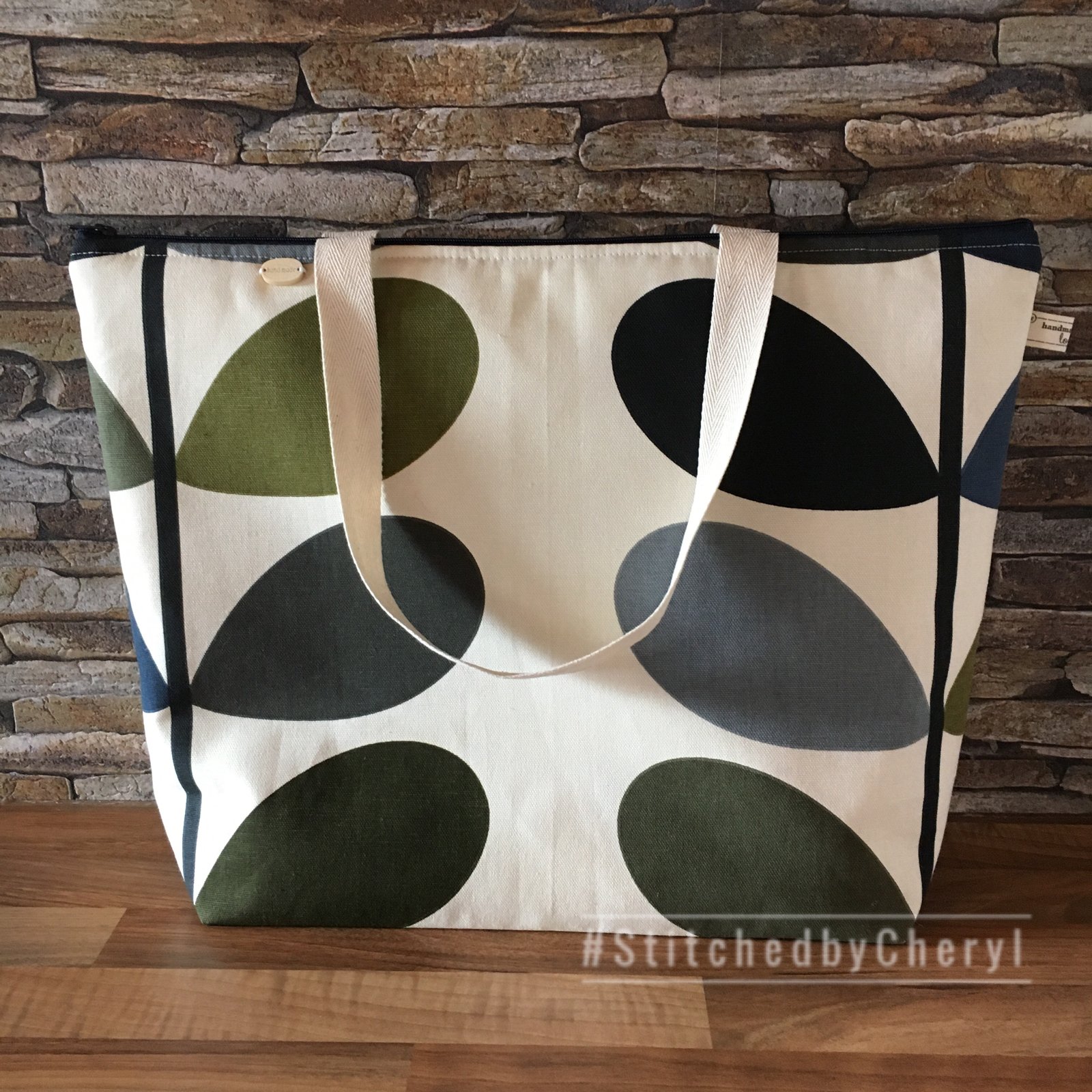 orla kiely lunch bag