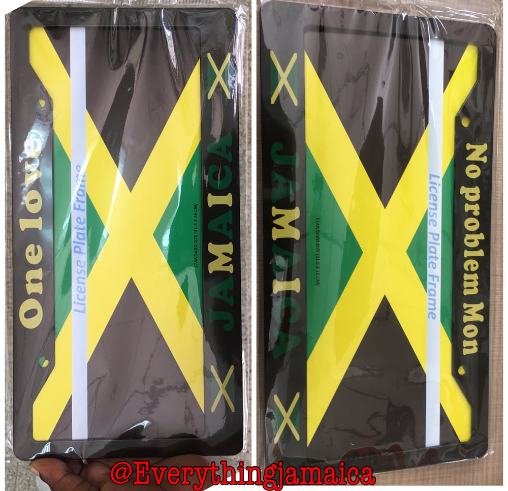Jamaica License Plate Frame 