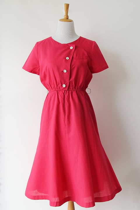 Image of SOLD Comfy Fuchsia Weekend Dress