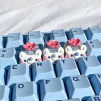 Image 1 of Snow Blossom Artisan Keycap 