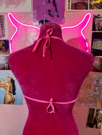 Image 3 of Pink peekaboo top