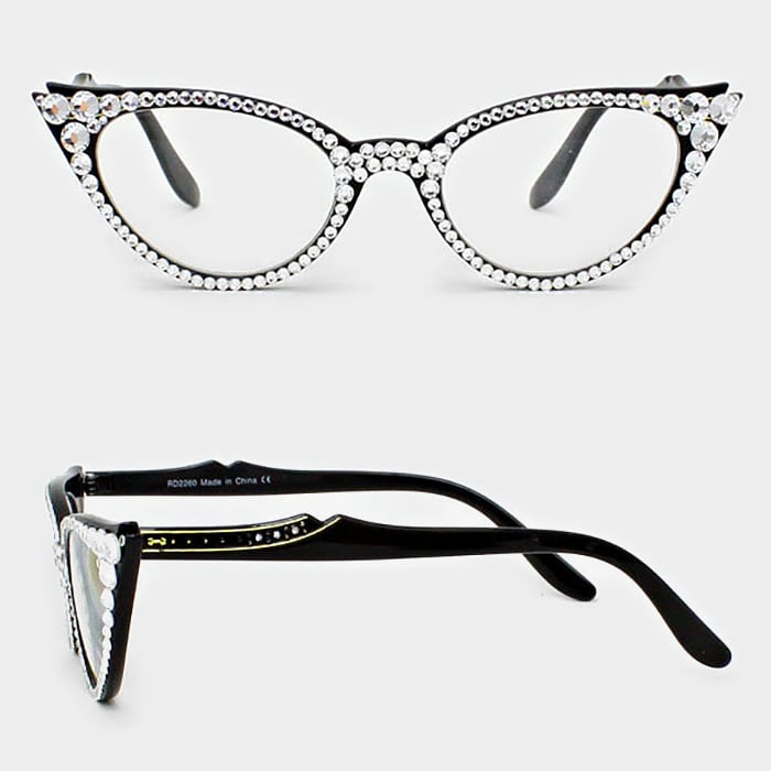 embellished reading glasses