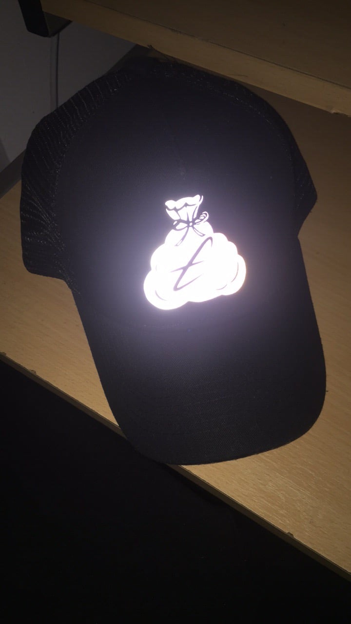 Image of Black Reflective Cap