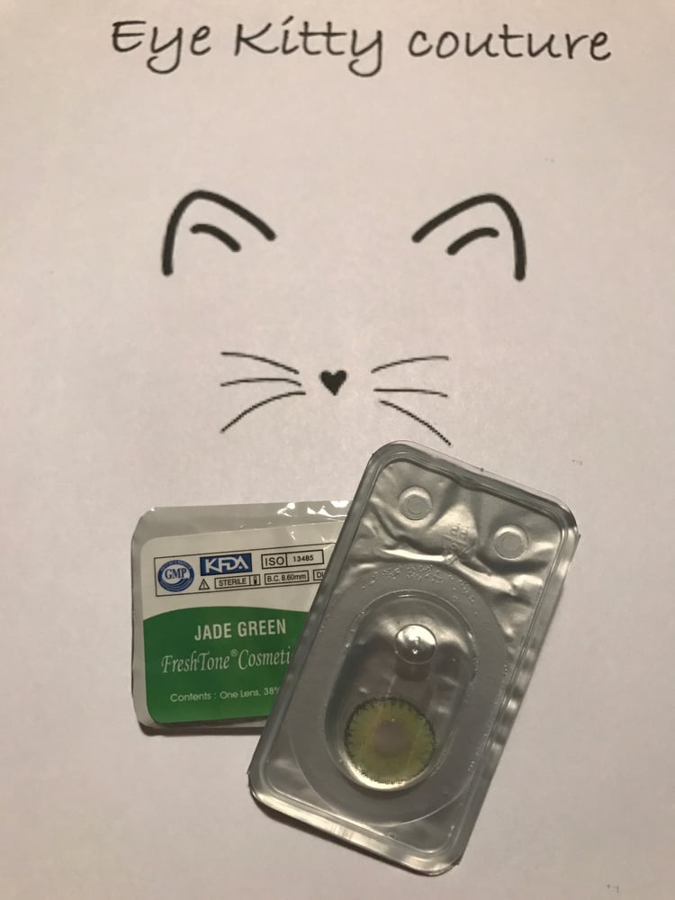 Image of Freshtone jade green kitty 