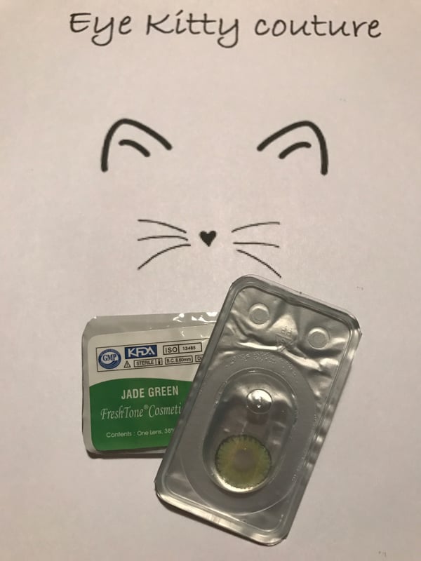 Image of Freshtone jade green kitty 