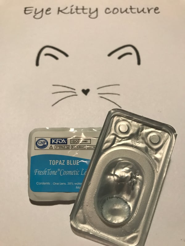 Image of Freshtone topaz blue kitty 