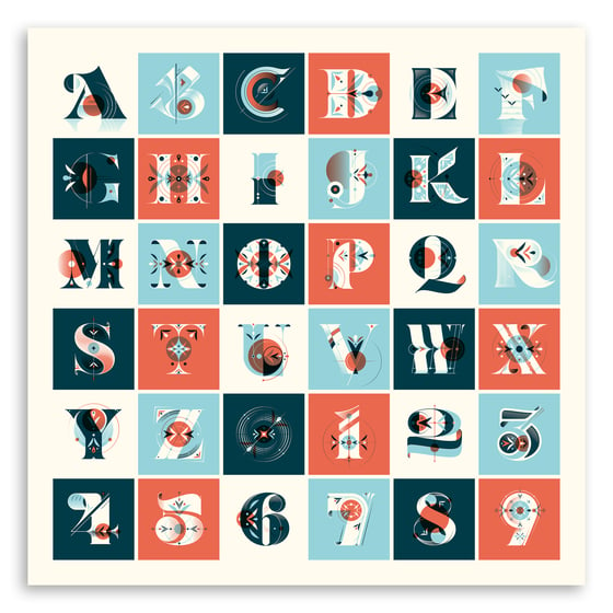 Image of 36 Days of Type Poster