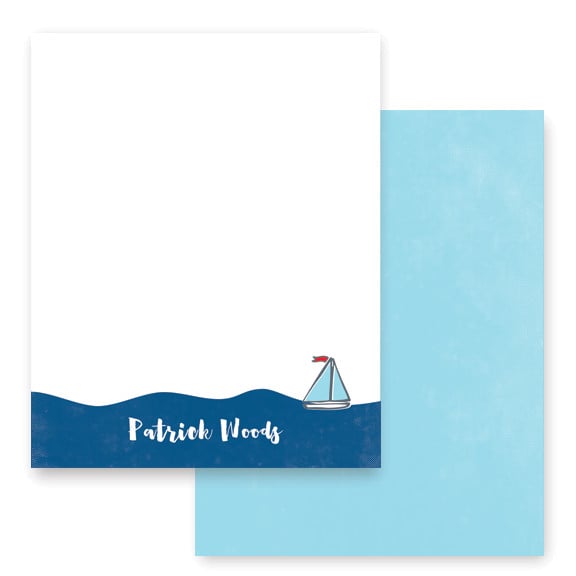Image of Little Boat Stationery + Envelopes