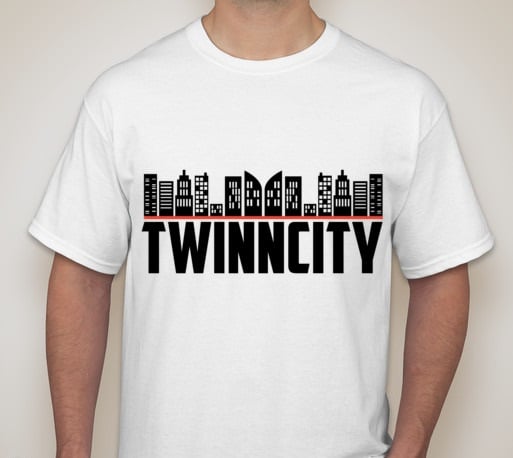 Image of TwinnCity White Tee