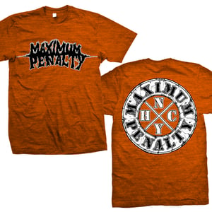Image of MAXIMUM PENALTY "Logo NYHC" Rust T-Shirt