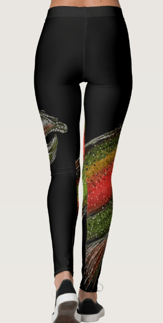 Rainbow Trout Leggings Design Two