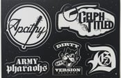 Image of Demigodz - AOTP - Dirty Version: Sticker Sheet