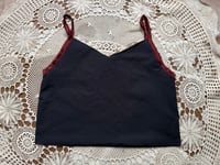 Image 3 of black with gingham bow