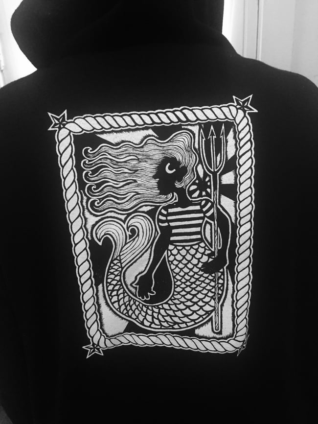 Mermaid zip hoodie