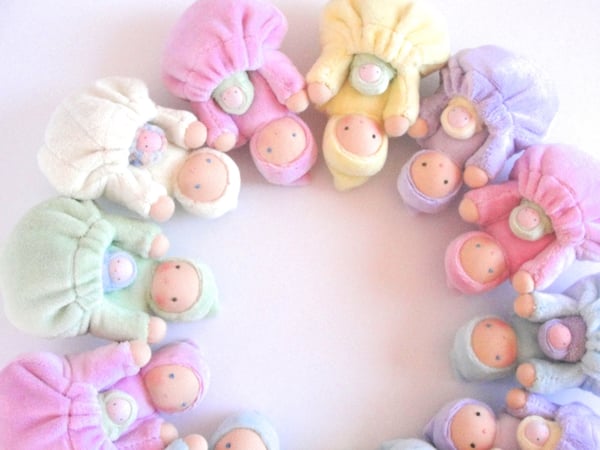 Image of Pocket Mama Dolls ~ pastel assortment