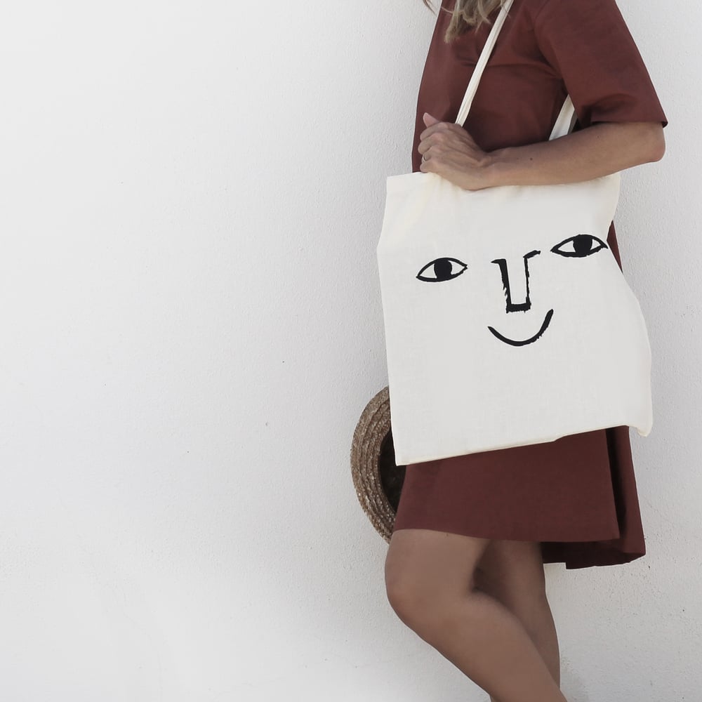 Image of TOTE BAG | HAPPY FACE