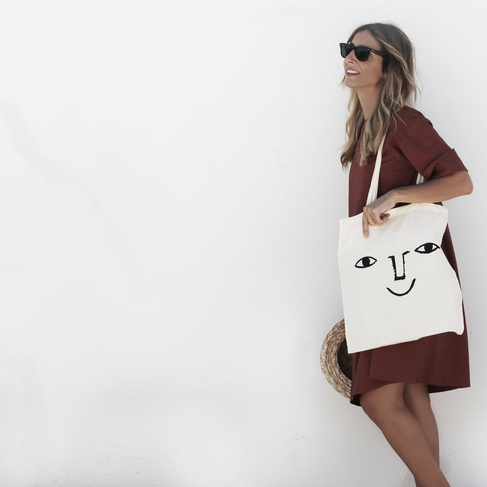 Image of TOTE BAG | HAPPY FACE