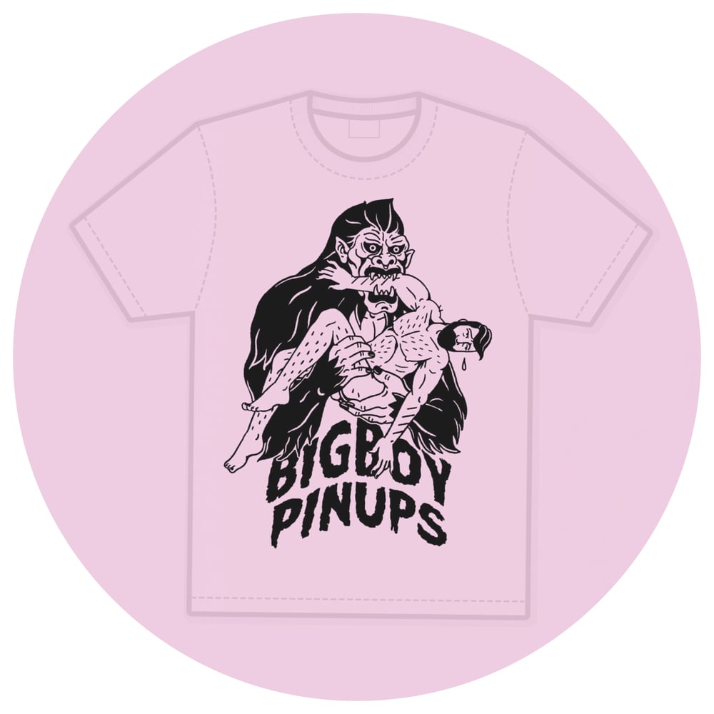 Gorilla T in Pink / bigboypinups
