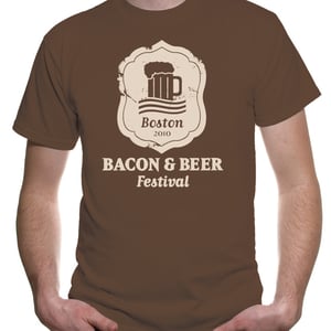Image of Bacon & Beer Badge Shirt