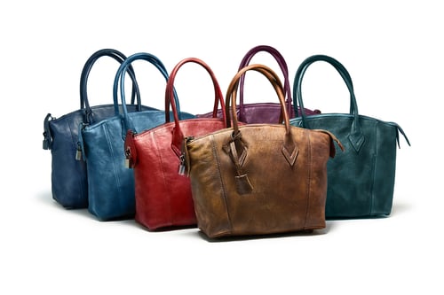 Image of 6 Colors Available - Handmade Full Grain Leather Women Handbag, Designer Handbag 9038