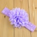 Image of Lace Headbands with Chiffon Flower- 18 colors