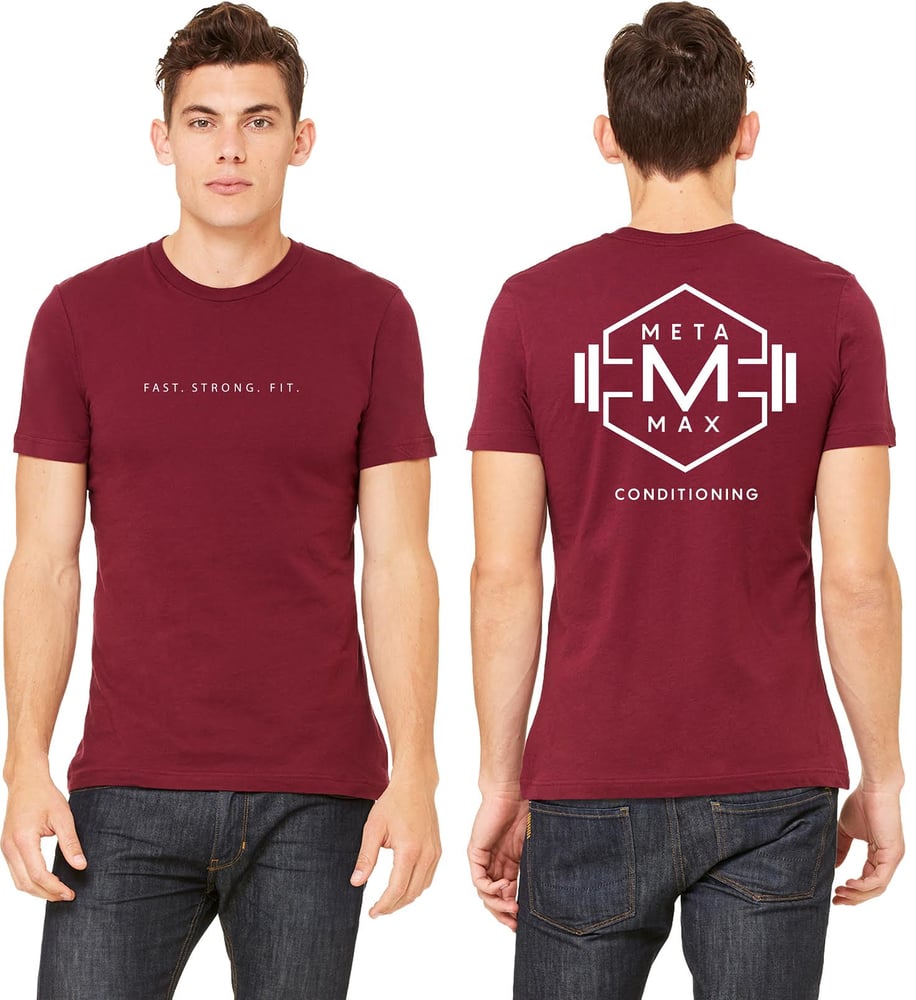 Image of Mens Logo tee - Maroon - Pre Order