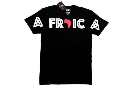 Image of World Tour "AFRICA" T shirt Black