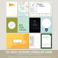 Image 1 of The Great Outdoors Journaling Cards (Digital)